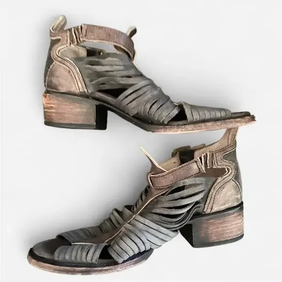 Freebird Arrow leather boho sandals - Picture 3 of 6